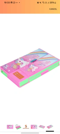 Unicorn Jumbo Magnet Pencil Box
