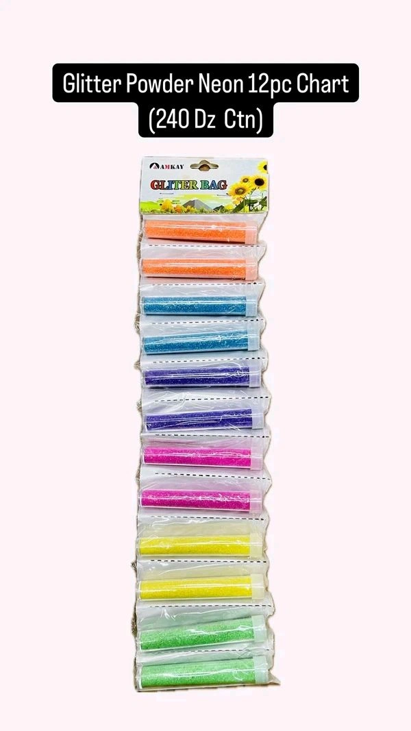 Glitter Powder Neon (12pc Jar)