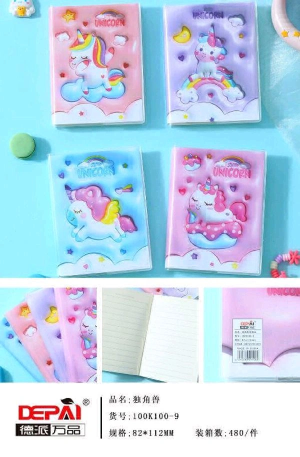Unicorn Dairy 11x8cm 100pg
