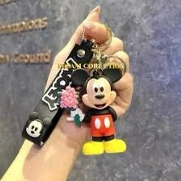 Mickey Rubber PVC Keychain