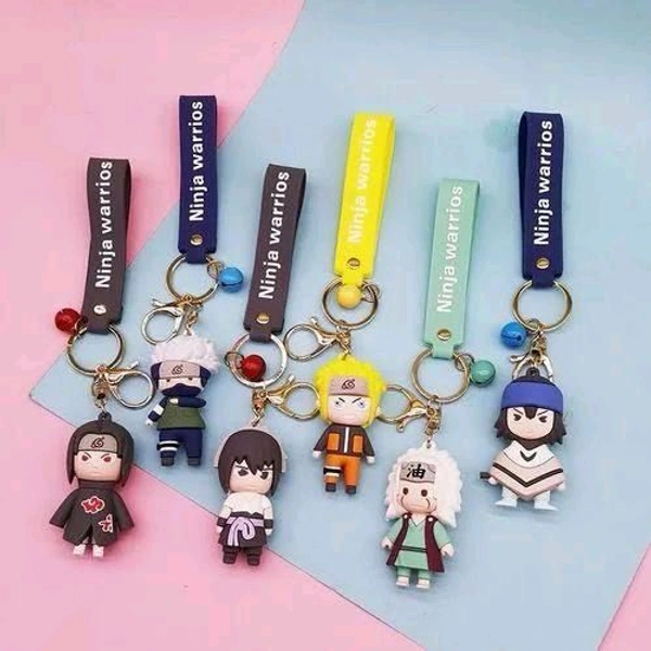 Naruto Rubber PVC Keychain 