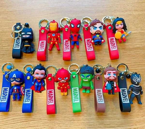 Marvel Avengers Rubber PVC Keychain