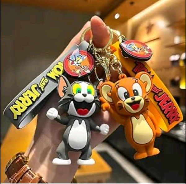 Tom & Jerry Rubber PVC Keychain 