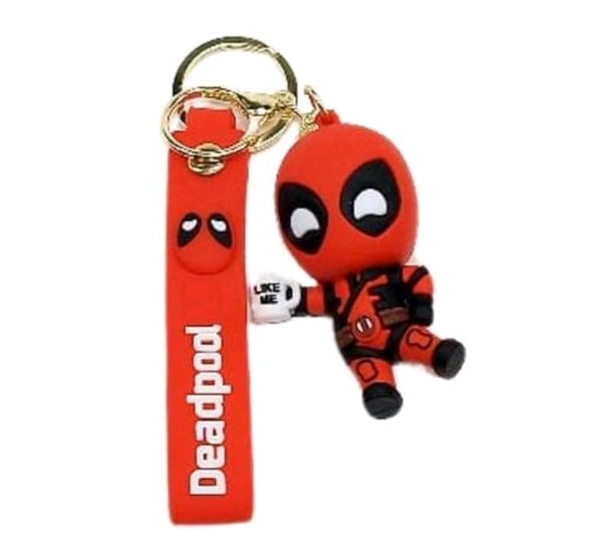 Deadpool Rubber PVC Keychain 