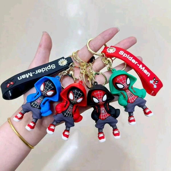 Spiderman Rubber PVC Keychain 