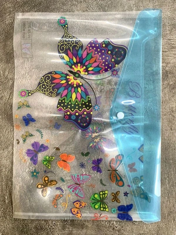 Button File Butterfly (12pc)