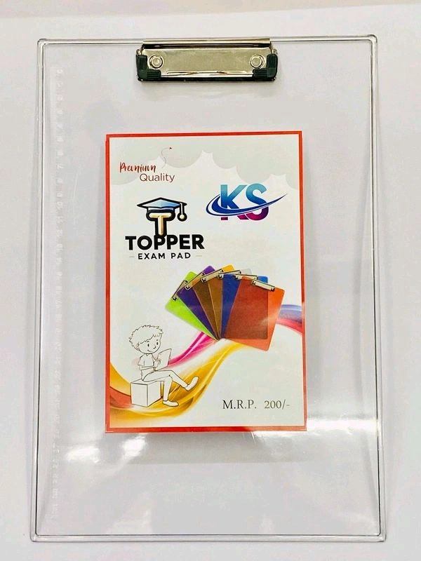 Topper Exam Pad Unbreakable 9.5x13.50
