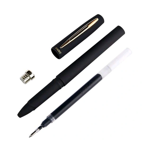 Baoke 1.0mm Roller Gel Pen (12pc Pack) - Black