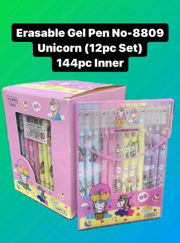 Janod Eight Unicorn Mini Gel Pens main image 0