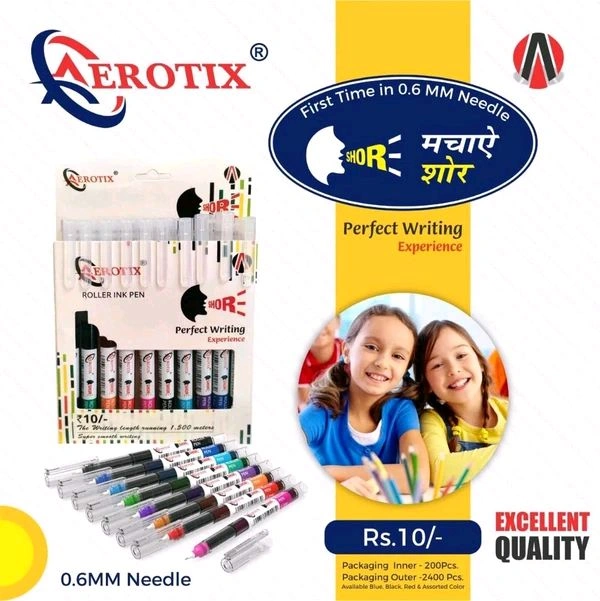 Aerotix Roller Pen 10mrp (10pc) - Red