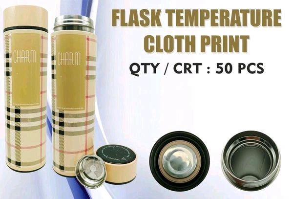 Temperature Bottle Cloth Print 420ml