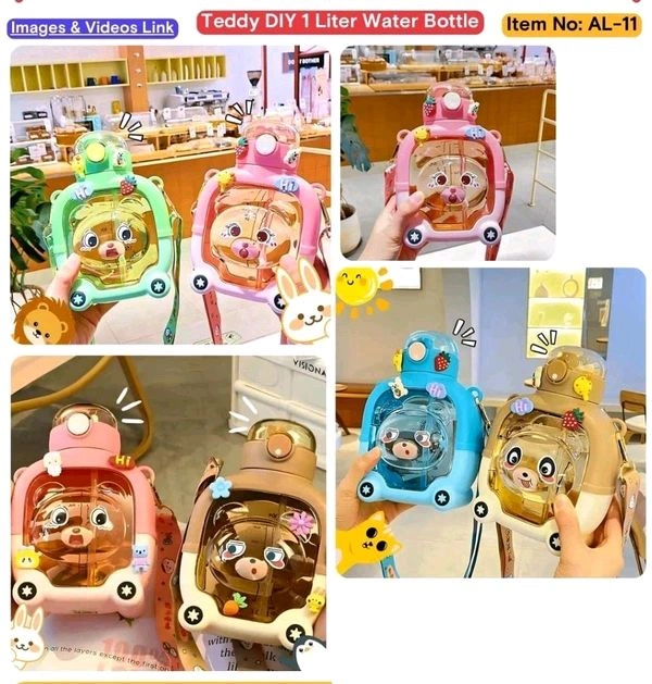 Teddy DIY 1000ml Plastic Bottle