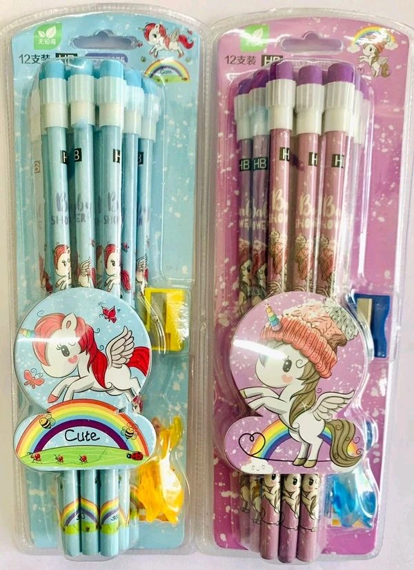 Pencil Unicorn 12pc RT Gift Set