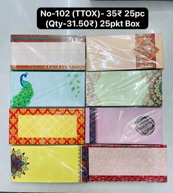 No-102 Envelope 25pc (TTOX)