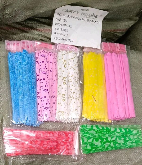Flower Bow 12mm (10pc) Mix Colors