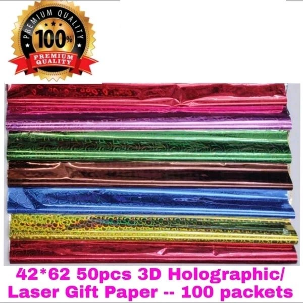 Gift Wrapping Sheet 42x62 (50 Sheets) - Brown