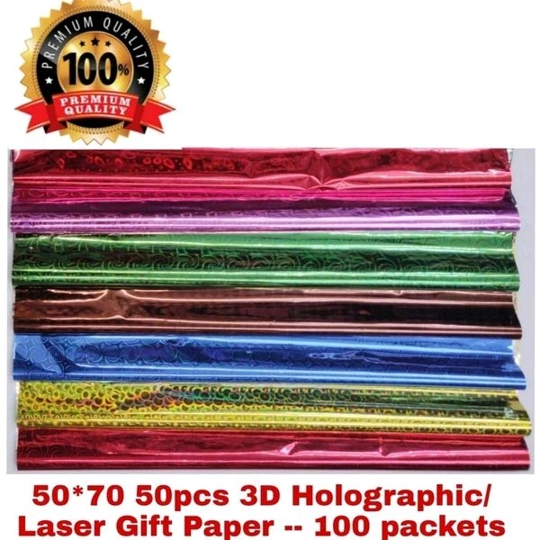 Gift Wrapping Sheet 50x70 (50sheets) - Golden