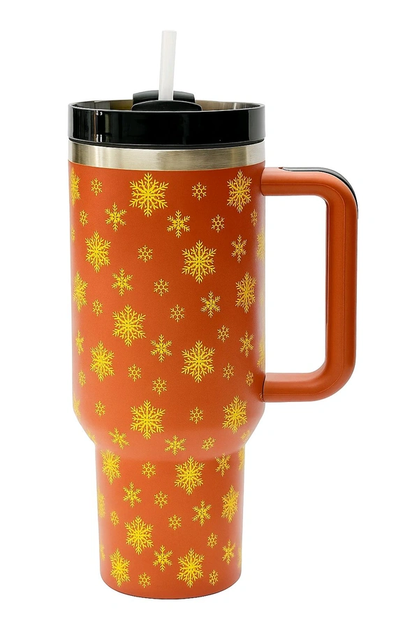 Christmas Snow Tumbler Stainless Steel 1200ml 40oz 