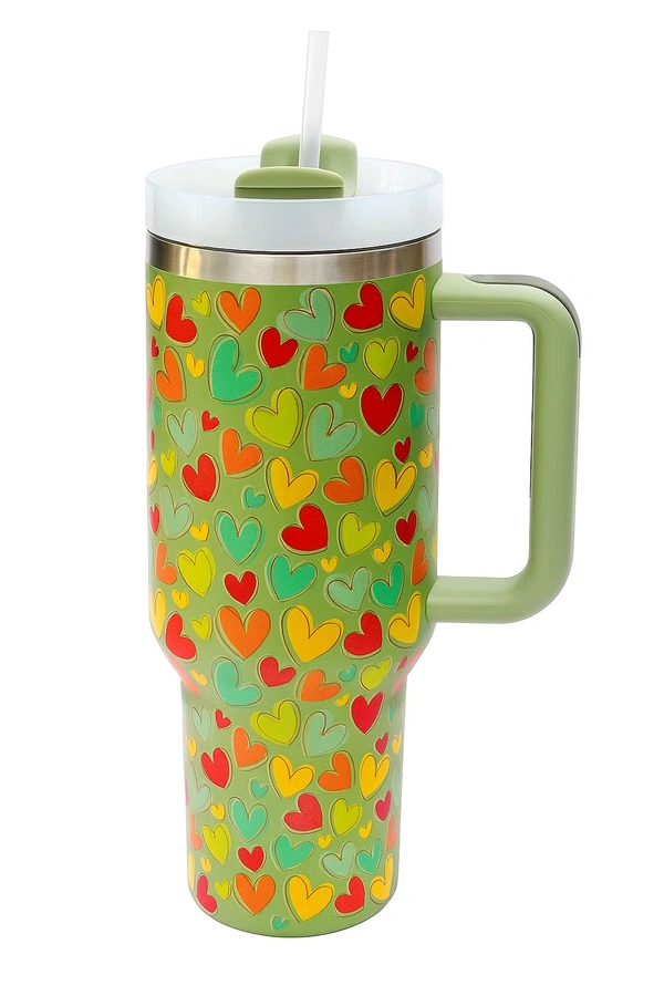 Heart Tumbler Stainless Steel 1200ml 40oz 