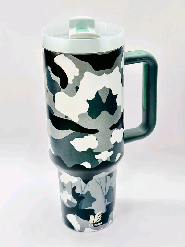 Military Black Tumbler Stainless Steel 1200ml 40oz 