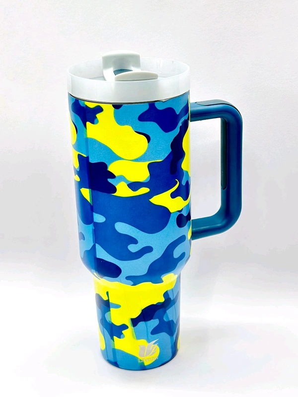 Military Blue Tumbler Stainless Steel 1200ml 40oz 