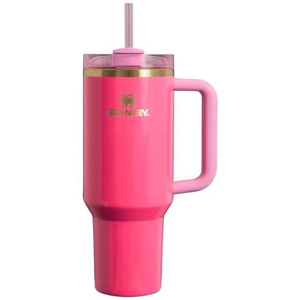 STANLEY The Pink Parade Quencher H2.0 FlowState™ Tumbler | 1.18L with Straw for Water (40 oz)