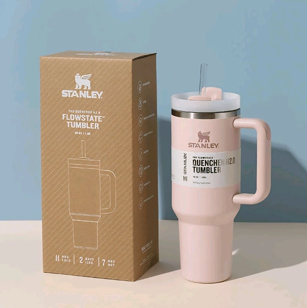 Stanley Quencher | 1.18L | Insulated Tumbler (Baby Pink)