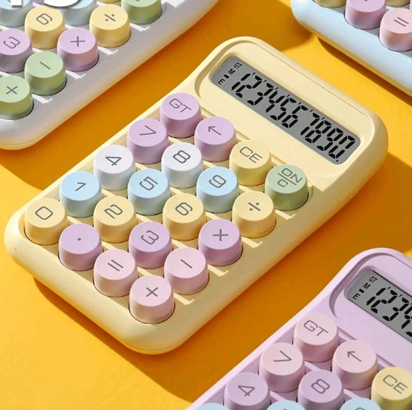 Cute Pastel Calculator  - Yellow