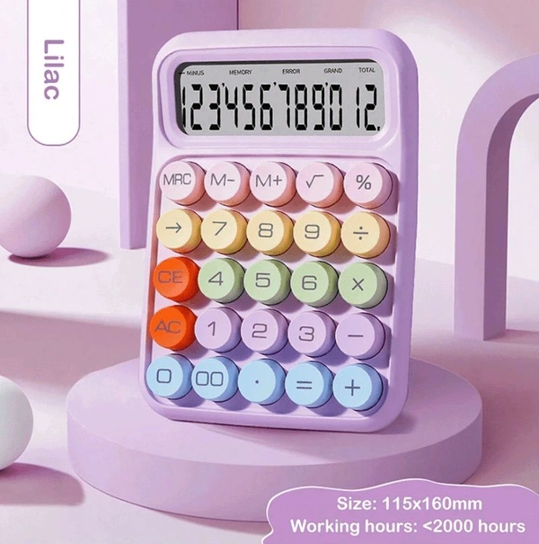 Cute Pastel Calculator  - Yellow