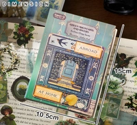 Sticker Book Set - 20 Sheets/150+ Paper Magazine Sticker Booklet, Sticker's for Project, American Style & Decoration Sticker's