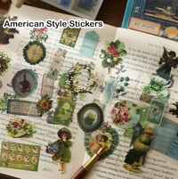 Sticker Book Set - 20 Sheets/150+ Paper Magazine Sticker Booklet, Sticker's for Project, American Style & Decoration Sticker's