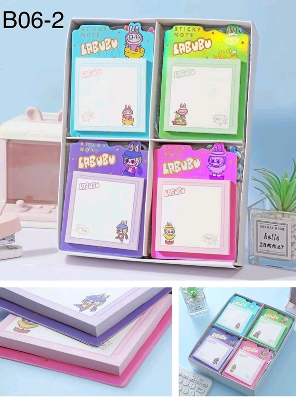 B06-2 Sticky Note Labubu 60 Sheets