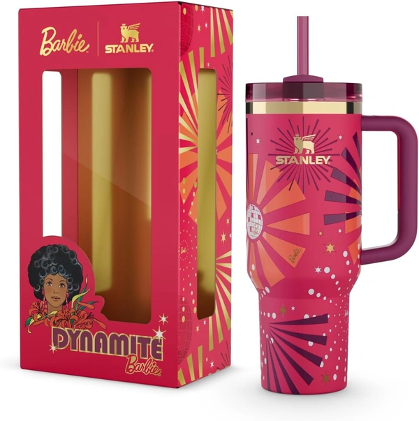 Stanley x Barbie™ 80s Dynamite Quencher | 1.18 L | Pink Tumbler | Limited Edition |