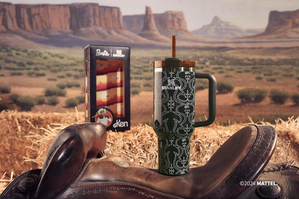 Stanley x Barbie™ 80s Western Ken Quencher | 1.18 L | Black Tumbler | Limited Edition |
