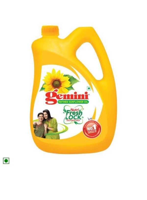 Gemini Sunflower oil, 5L(Jar)