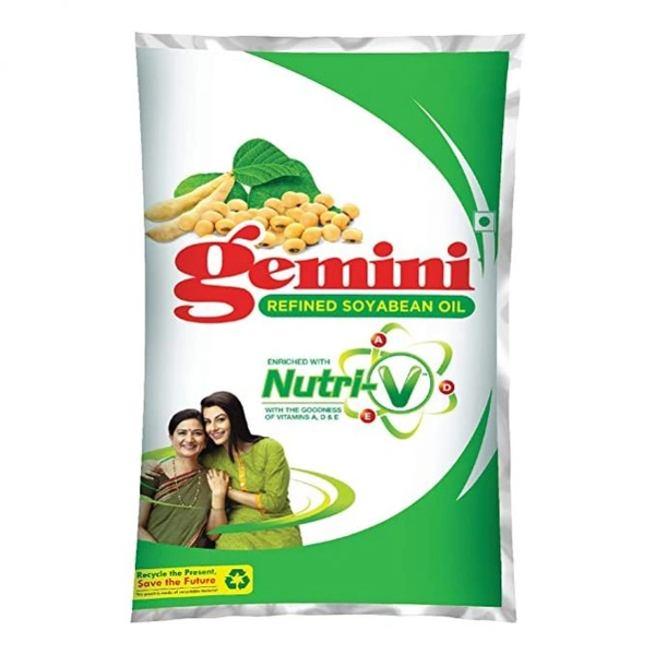 Gemini Soybean Oil,1L (Pouch)