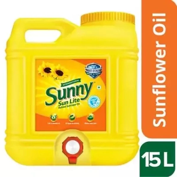 Sunny Sun Lite Refined Sunflower Oil 15L Tin
