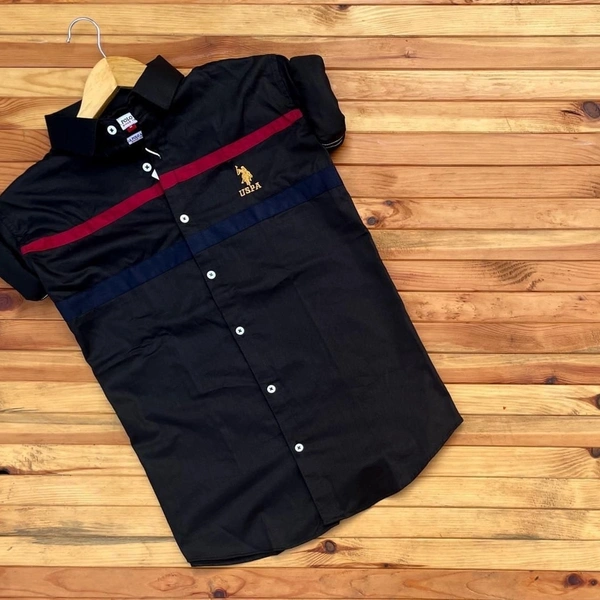 Men's Full Shirt - Black, M