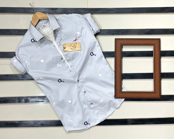 Best Quality Cotton Shirt Plain Shirt For Men - Yellow, L