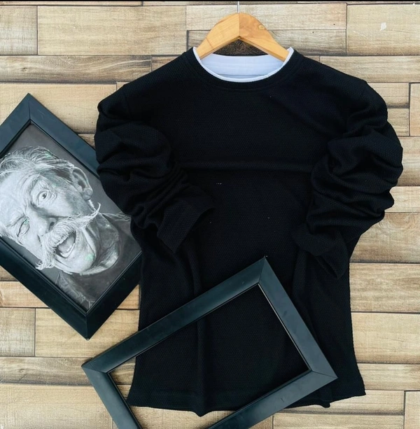 Round Neck T Shirt For Men Best In Quality  - Black, L