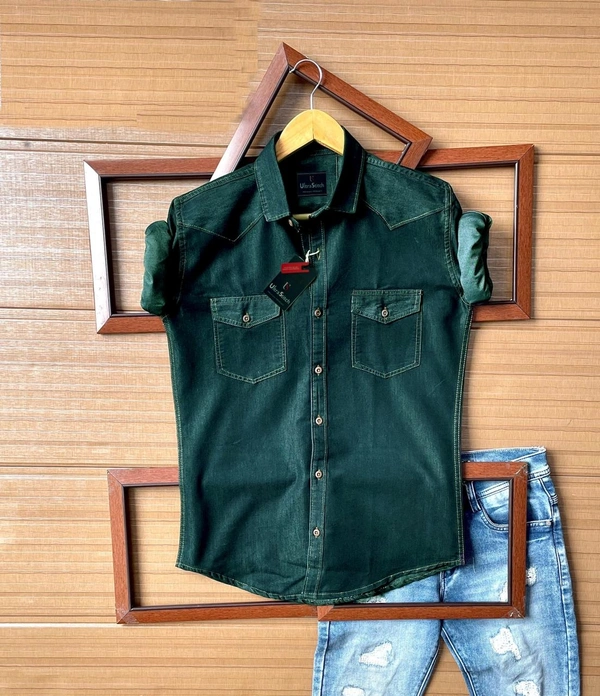 Premium Quality Cotton Shirts For Men - M