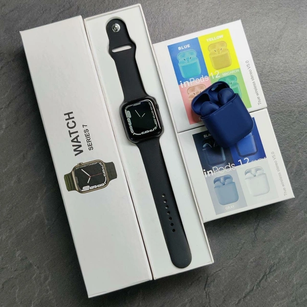 I 8 Pro Max Smart Watches  For Men Combo - Black