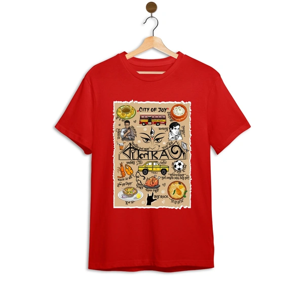 Kolkata Doodle - Navy Blue, L