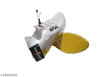 Unique Trendy Men Sports Shoes For Men  - White, 7