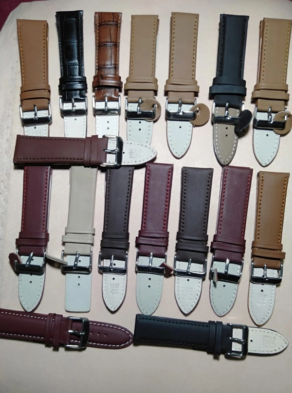 Cobbler Leather Watch Strap  - Black
