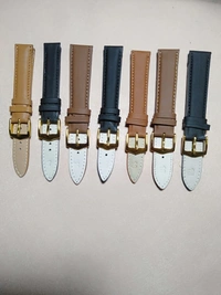 Cobbler Leather Watch Strap  - Black