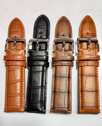 Cobbler Leather Watch Strap  - Black