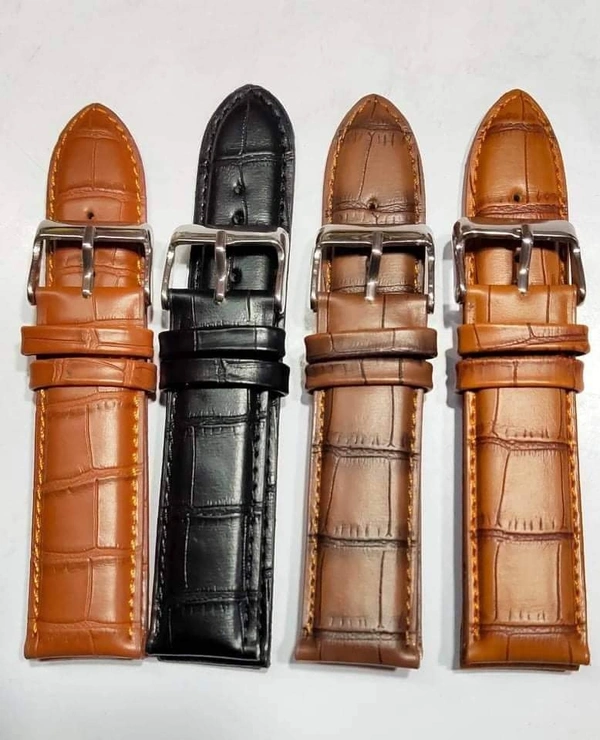 Cobbler Leather Watch Strap  - Black