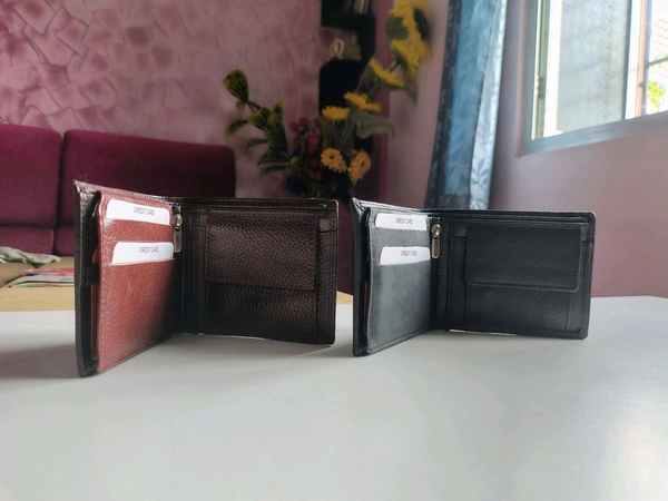 Leather Wallet  - Brown