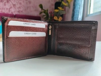 Leather Wallet  - Brown